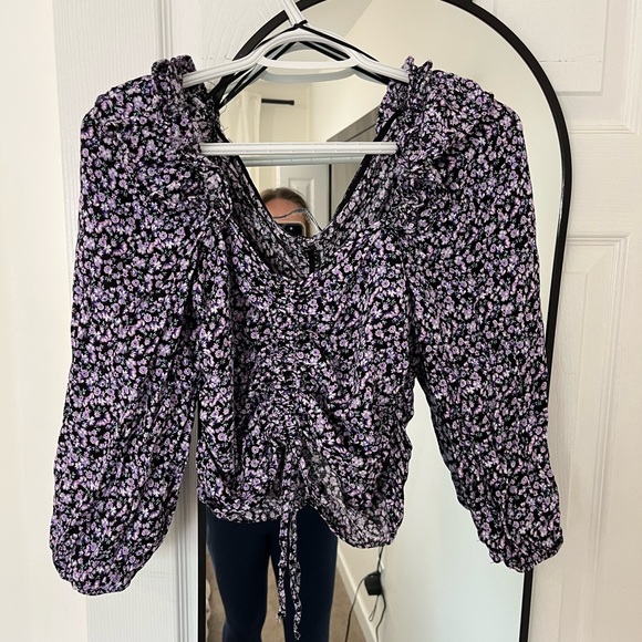 Zara cropped blouse - Picture 1 of 3